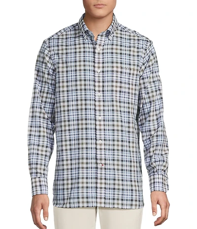 Cremieux Blue Label Plaid Long Sleeve Woven Shirt