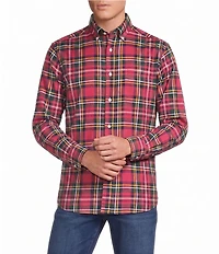 Cremieux Blue Label Plaid Oxford Long Sleeve Woven Shirt