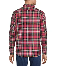 Cremieux Blue Label Plaid Oxford Long Sleeve Woven Shirt