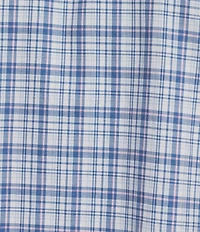 Cremieux Blue Label Plaid Oxford Short Sleeve Woven Shirt