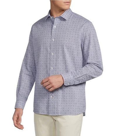 Cremieux Blue Label Provence Collection Floral Geometric Long Sleeve Woven Shirt