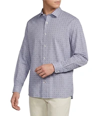 Cremieux Blue Label Provence Collection Floral Geometric Long Sleeve Woven Shirt