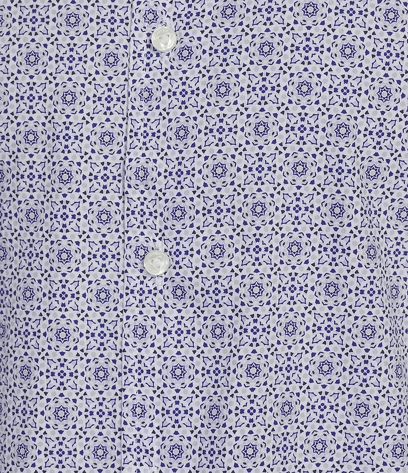 Cremieux Blue Label Provence Collection Floral Geometric Long Sleeve Woven Shirt