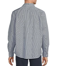 Cremieux Blue Label Provence Collection Floral Stripe Long Sleeve Woven Shirt