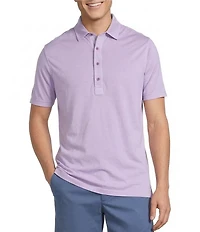 Cremieux Blue Label Provence Collection Garment Dyed Knit Short Sleeve Polo Shirt