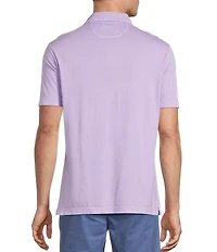 Cremieux Blue Label Provence Collection Garment Dyed Knit Short Sleeve Polo Shirt