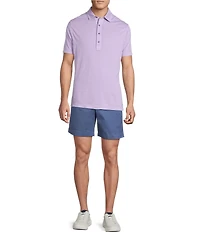 Cremieux Blue Label Provence Collection Garment Dyed Knit Short Sleeve Polo Shirt