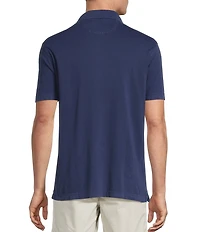 Cremieux Blue Label Provence Collection Garment Dyed Knit Short Sleeve Polo Shirt