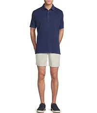 Cremieux Blue Label Provence Collection Garment Dyed Knit Short Sleeve Polo Shirt