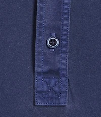 Cremieux Blue Label Provence Collection Garment Dyed Knit Short Sleeve Polo Shirt