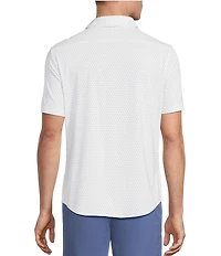 Cremieux Blue Label Provence Collection Geometric Print Short Sleeve Button Front Shirt