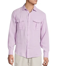 Cremieux Blue Label Provence Collection Linen Long Sleeve Woven Shirt