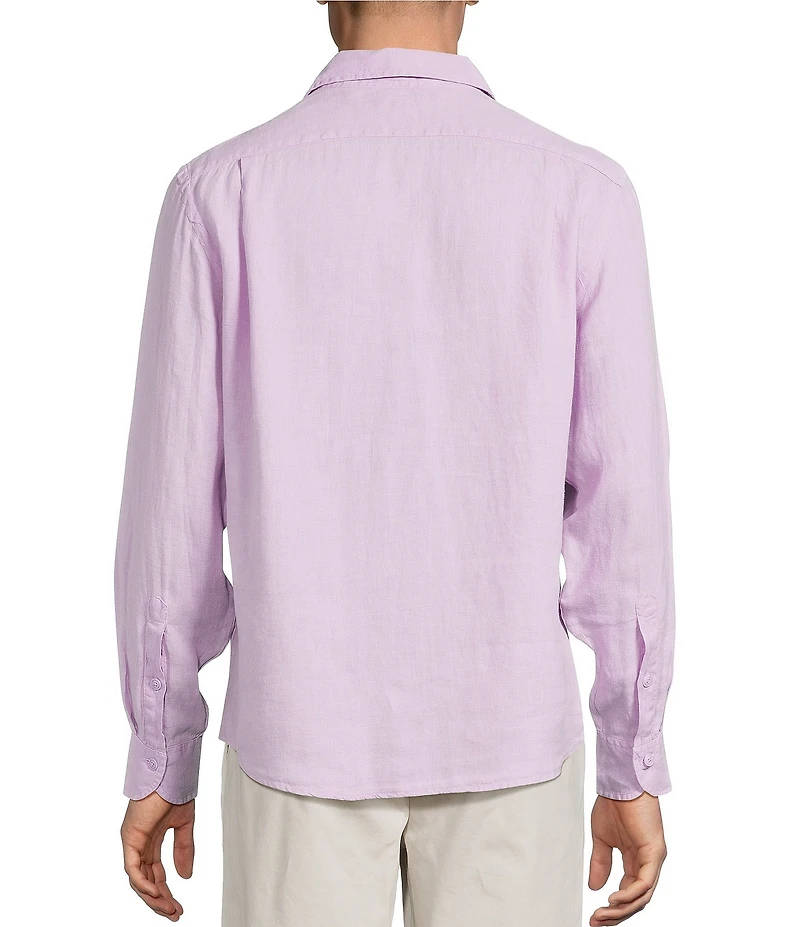 Cremieux Blue Label Provence Collection Linen Long Sleeve Woven Shirt