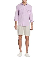 Cremieux Blue Label Provence Collection Linen Long Sleeve Woven Shirt