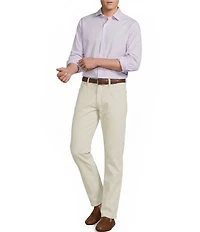 Cremieux Blue Label Provence Collection Micro-Stripe Long Sleeve Woven Shirt