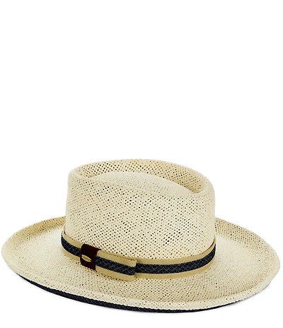 Cremieux Blue Label Provence Collection Straw Boater Hat