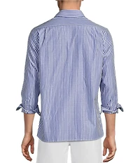 Cremieux Blue Label Provence Collection Stripe Long Sleeve Woven Shirt