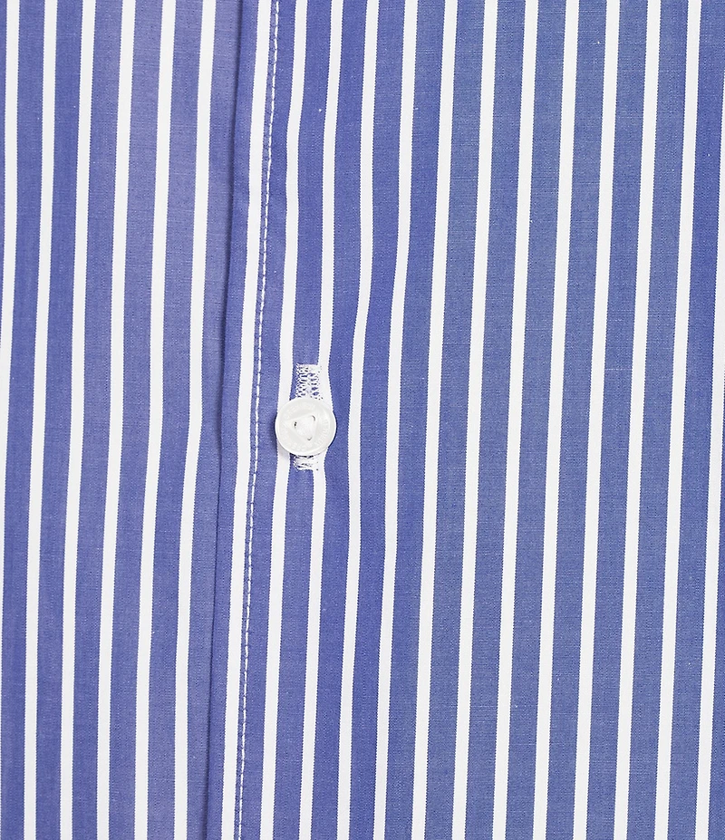 Cremieux Blue Label Provence Collection Stripe Long Sleeve Woven Shirt