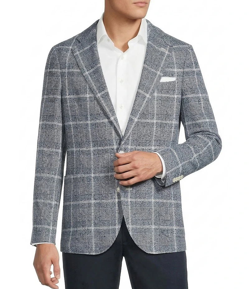 Cremieux Blue Label Provence Collection Windowpane Blazer