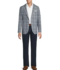 Cremieux Blue Label Provence Collection Windowpane Blazer