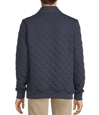 Cremieux Blue Label Quilted Mock Neck Pullover