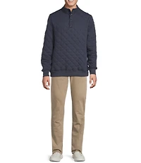 Cremieux Blue Label Quilted Mock Neck Pullover