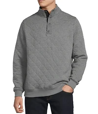 Cremieux Blue Label Quilted Mock Neck Pullover