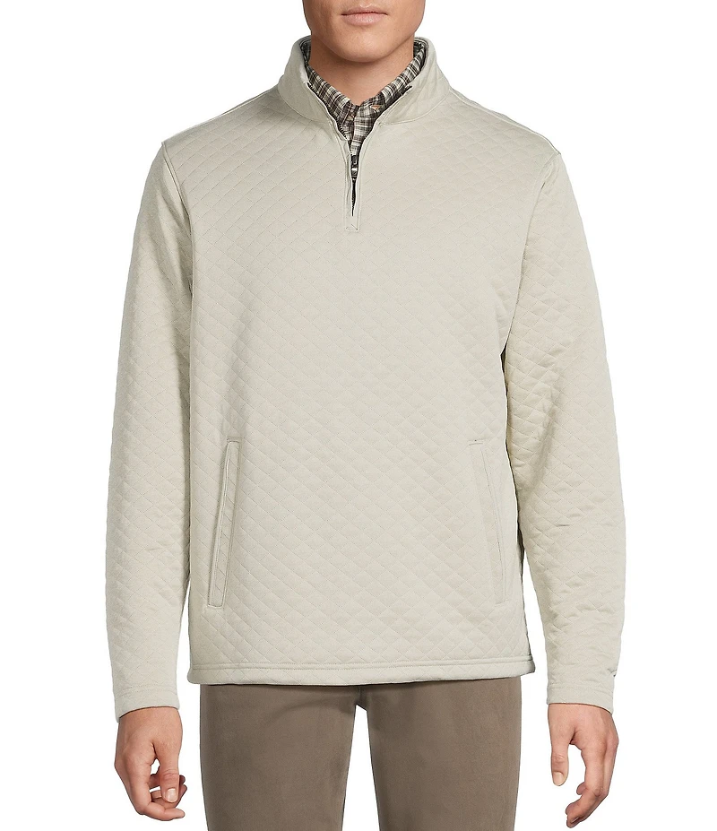 Cremieux Blue Label Quilted Quarter-Zip Pullover