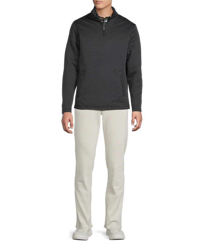 Cremieux Blue Label Quilted Quarter-Zip Pullover
