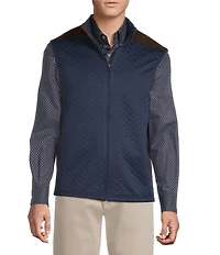 Cremieux Blue Label Quilted Sleeveless Full Zip Vest