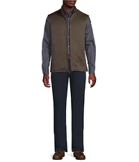 Cremieux Blue Label Quilted Sleeveless Full Zip Vest