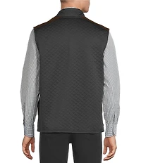 Cremieux Blue Label Quilted Sleeveless Full Zip Vest