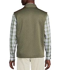 Cremieux Blue Label Quilted Sleeveless Full Zip Vest