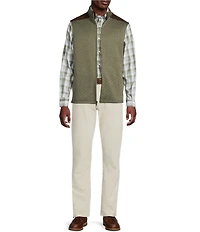 Cremieux Blue Label Quilted Sleeveless Full Zip Vest