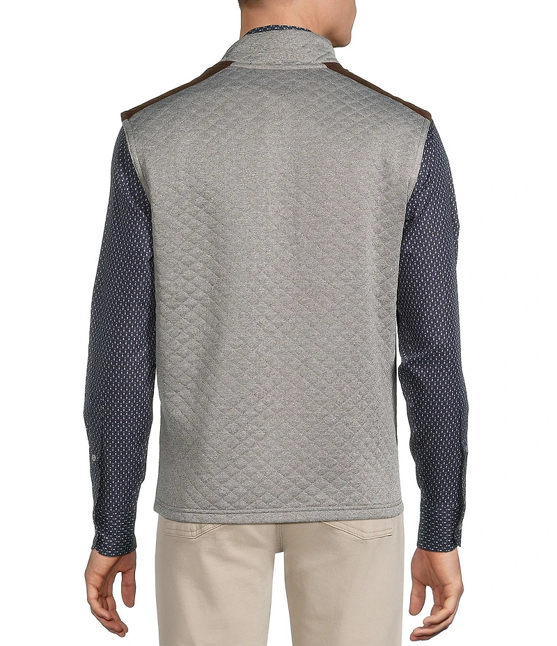 Cremieux Blue Label Quilted Sleeveless Full Zip Vest