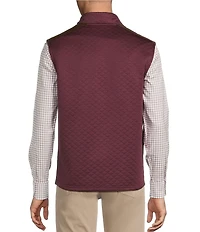 Cremieux Blue Label Quilted Sleeveless Full Zip Vest