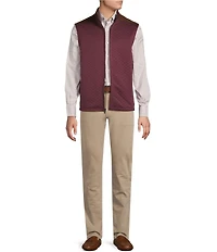 Cremieux Blue Label Quilted Sleeveless Full Zip Vest