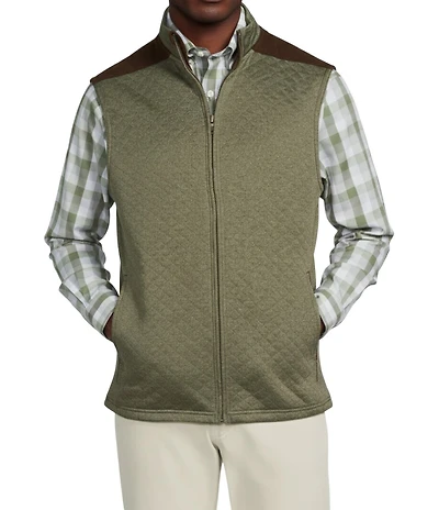 Cremieux Blue Label Quilted Sleeveless Full Zip Vest