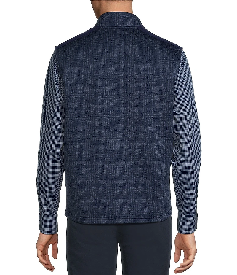 Cremieux Blue Label Quilted Sleeveless Patterned Full Zip Vest