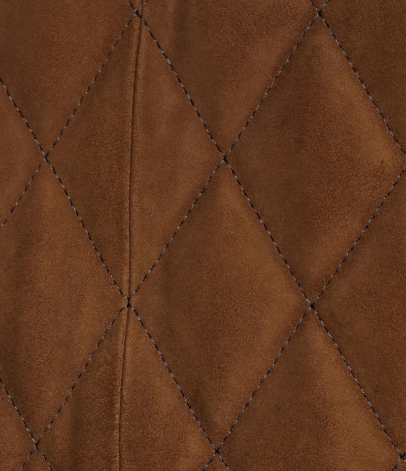 Cremieux Blue Label Quilted Suede Vest