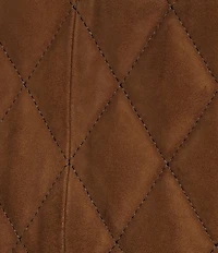 Cremieux Blue Label Quilted Suede Vest