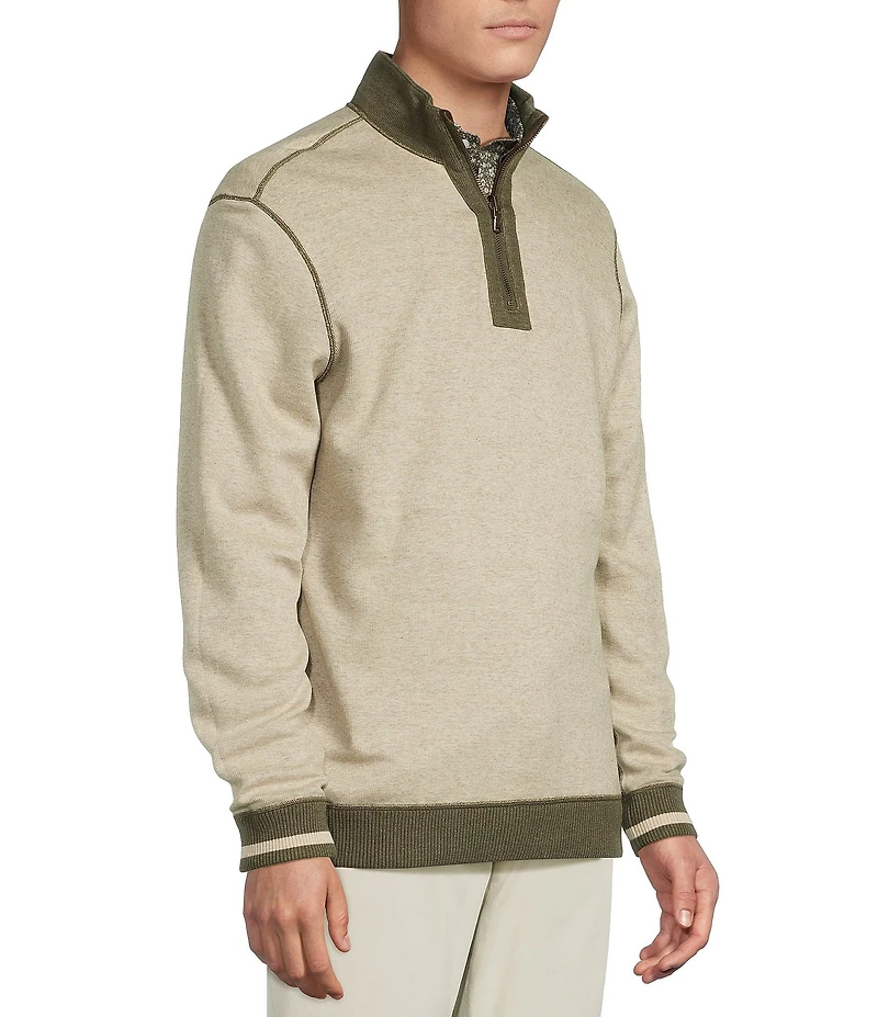 Cremieux Blue Label Reversible Quarter-Zip Pullover