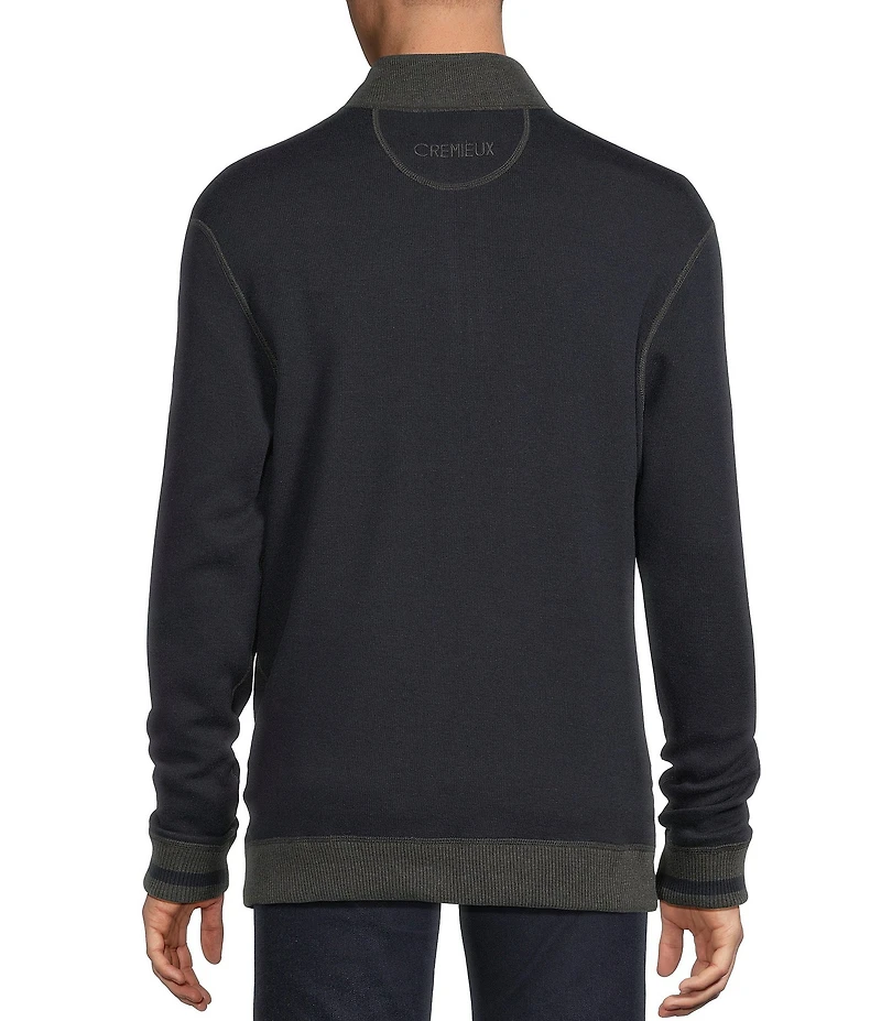 Cremieux Blue Label Reversible Quarter-Zip Pullover