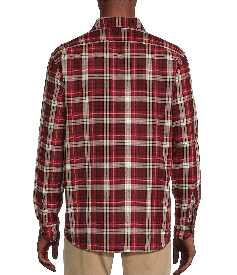 Cremieux Blue Label Reversible Twill Long Sleeve Woven Shirt
