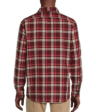 Cremieux Blue Label Reversible Twill Long Sleeve Woven Shirt