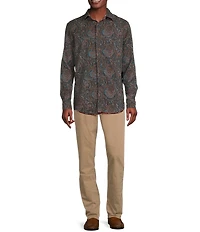 Cremieux Blue Label Reversible Twill Long Sleeve Woven Shirt