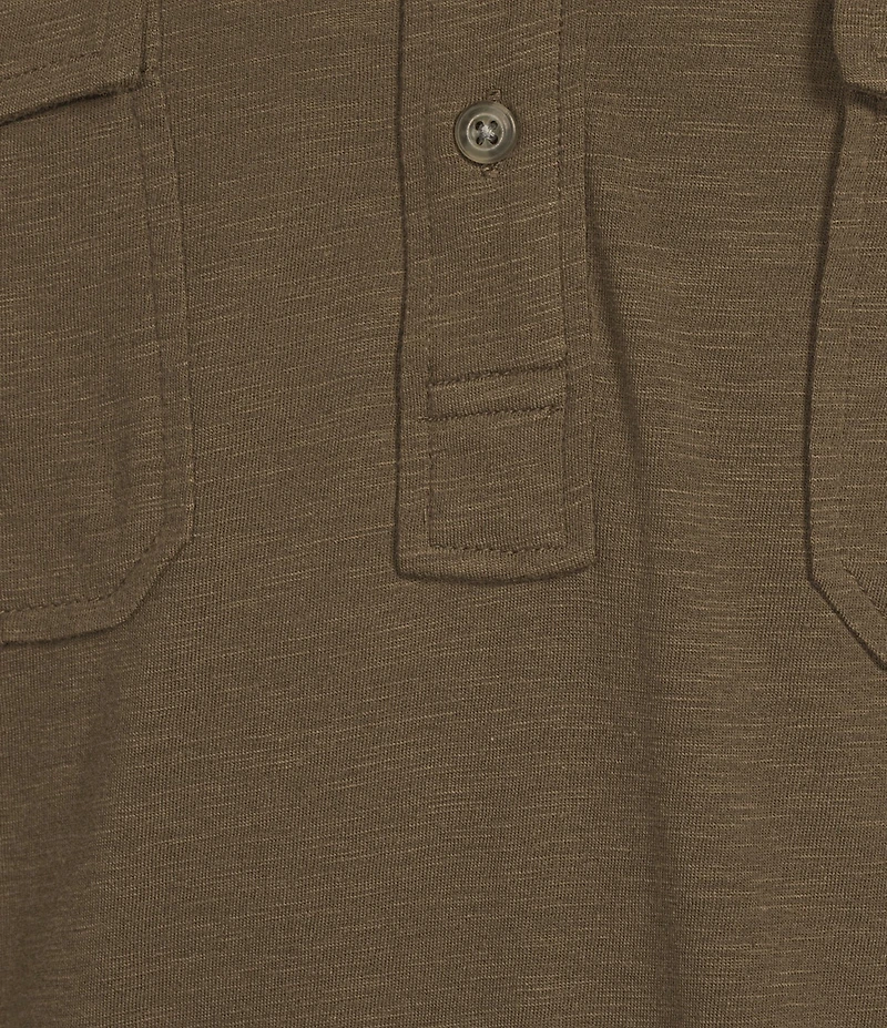Cremieux Blue Label Cape Town Collection Solid Short Sleeve Polo Shirt