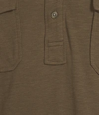 Cremieux Blue Label Cape Town Collection Solid Short Sleeve Polo Shirt