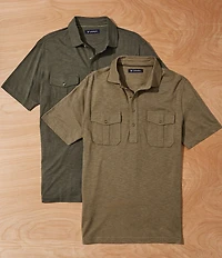 Cremieux Blue Label Cape Town Collection Solid Short Sleeve Polo Shirt