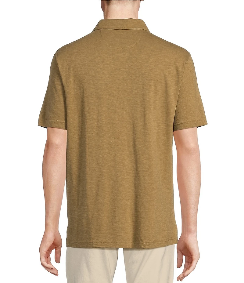 Cremieux Blue Label Cape Town Collection Solid Short Sleeve Polo Shirt